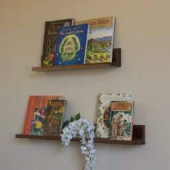 Scotsman Walnut Floating Shelf - Handcrafted American Hardwood