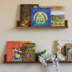 Scotsman Walnut Floating Shelf - Handcrafted American Hardwood -Laurel Mercantile Store 0A5A0659