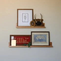 Scotsman Lifestyle Cherry Floating Shelf - Solid American Hardwood