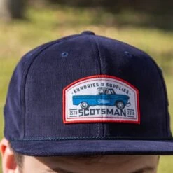 Scotsman Lifestyle Navy Clint Cap: Ben's Truck Corduroy Hat 13 Scotsman Lifestyle Navy Clint Cap: Ben's Truck Corduroy Hat -Laurel Mercantile Store 0A5A6395