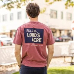 Lord's Acre Comfort Colors Pocket T-Shirt - Brick