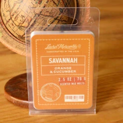 Savannah Wax Melt: Sparkling Orange & Cucumber Fragrance