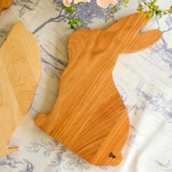Scotsman Co. Cherry Standing Bunny Serving Board