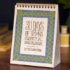 30 Days of Hymns Perpetual Daily Calendar with Easel Stand -Laurel Mercantile Store 30 Days fo Hymns Calendar