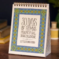 30 Days of Hymns Perpetual Daily Calendar with Easel Stand