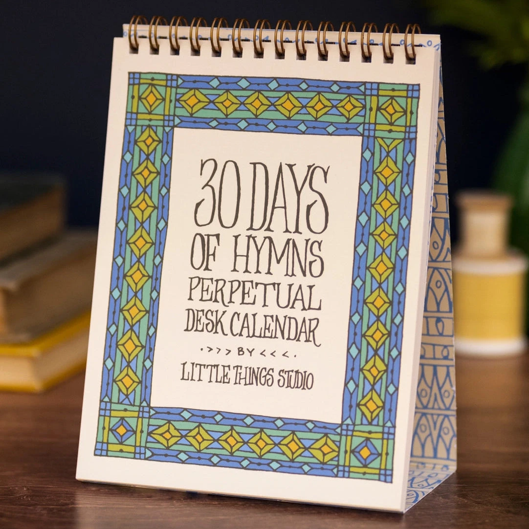 30 Days of Hymns Perpetual Daily Calendar with Easel Stand 3 30 Days of Hymns Perpetual Daily Calendar with Easel Stand