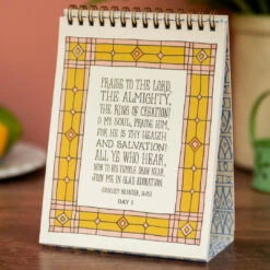 30 Days of Hymns Perpetual Daily Calendar with Easel Stand 7 30 Days of Hymns Perpetual Daily Calendar with Easel Stand -Laurel Mercantile Store 30 Days of Hymns Calendar 01
