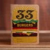 Burger Tasting Journal & Review Notebook - 33 Burgers -Laurel Mercantile Store 33 Books Co Burger 00002