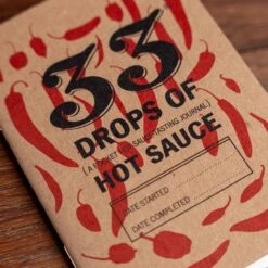 Hot Sauce Tasting Journal: Pocket-Sized Notebook for Spicy Food Enthusiasts -Laurel Mercantile Store 33 Books Co Hot Sauce 00007