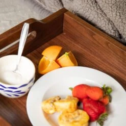 Scotsman Walnut Serving Tray - Handcrafted Wood Tray with Dovetail Joints 20 Scotsman Walnut Serving Tray - Handcrafted Wood Tray with Dovetail Joints -Laurel Mercantile Store 491A4758