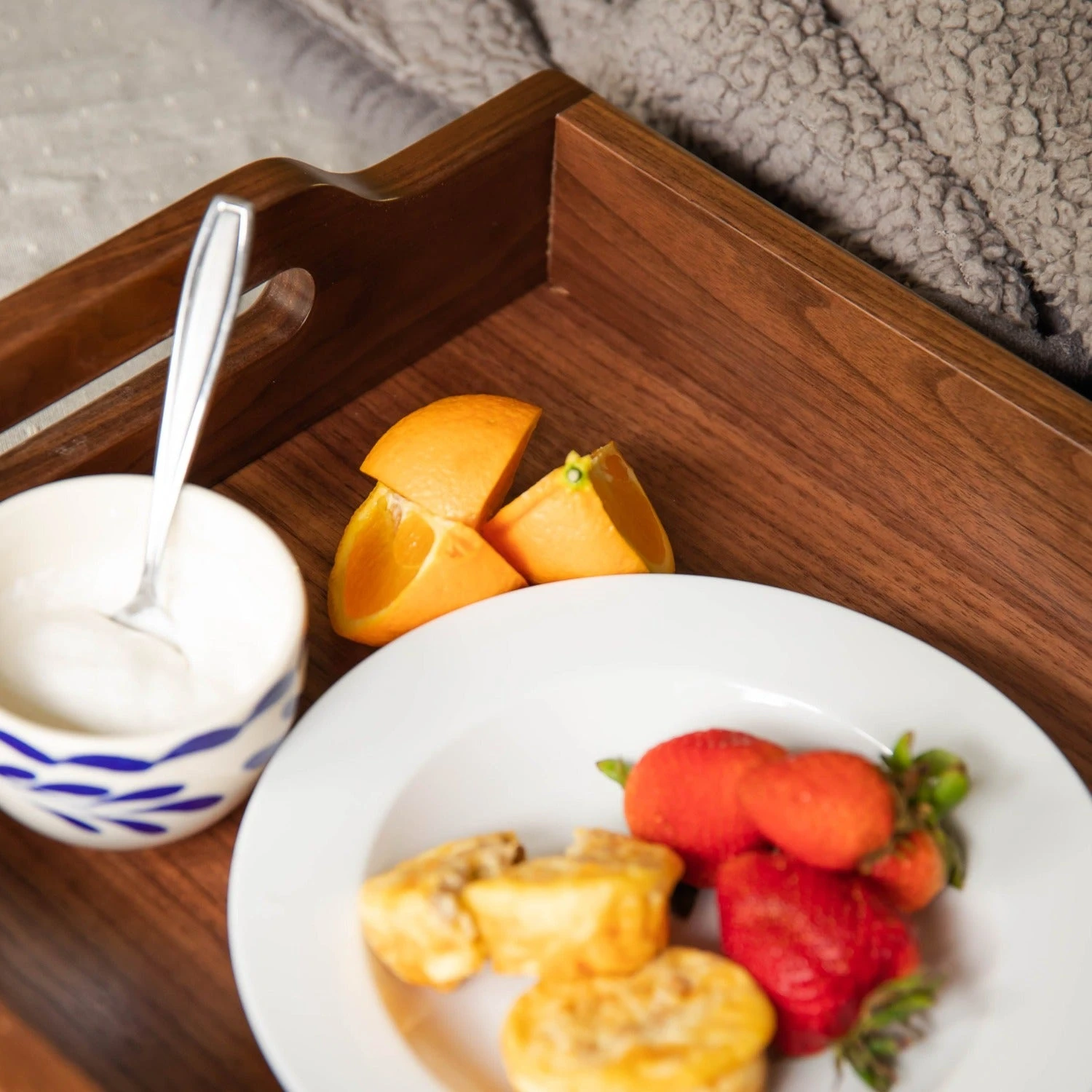 Scotsman Walnut Serving Tray - Handcrafted Wood Tray with Dovetail Joints 11 Scotsman Walnut Serving Tray - Handcrafted Wood Tray with Dovetail Joints - Image 9
