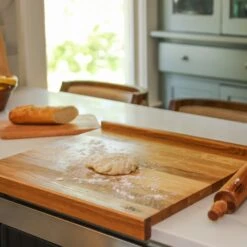 Scotsman Co. Cherry Pasta Board - Handcrafted American Hardwood -Laurel Mercantile Store 491A9870 97ca039c fa7e 4e63 9ba2 643ead599903