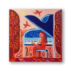 Adam Trest Melody | Crimson Crescendo Print