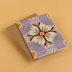 Adam Trest Stationery | Willow Tile Card -Laurel Mercantile Store Adam Trest Stationery Willow Tile Card 00002