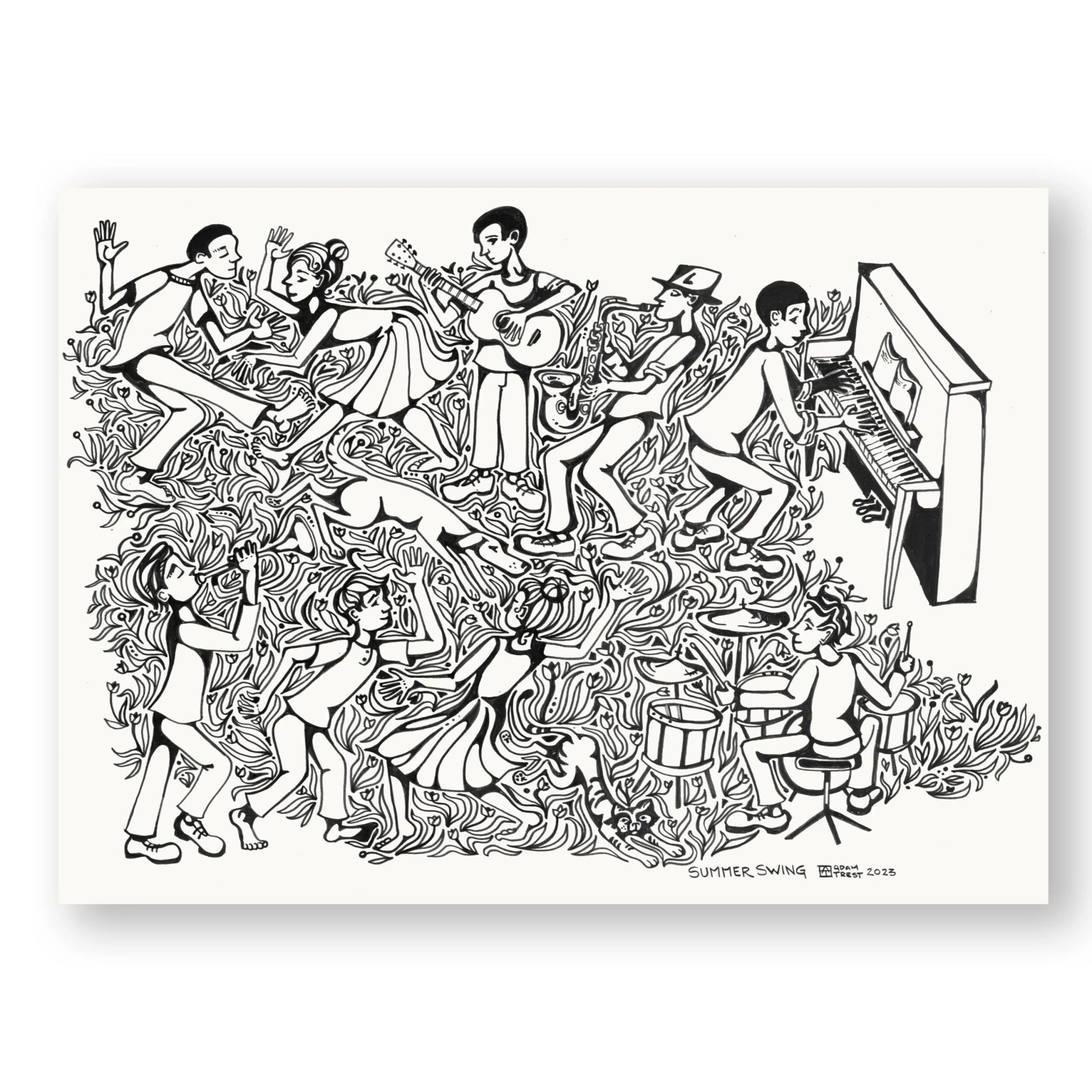 Adam Trest Melody | Summer Swing Print 3 Adam Trest Melody | Summer Swing Print