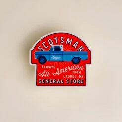 Scotsman All-American Clint Die Cut Decal