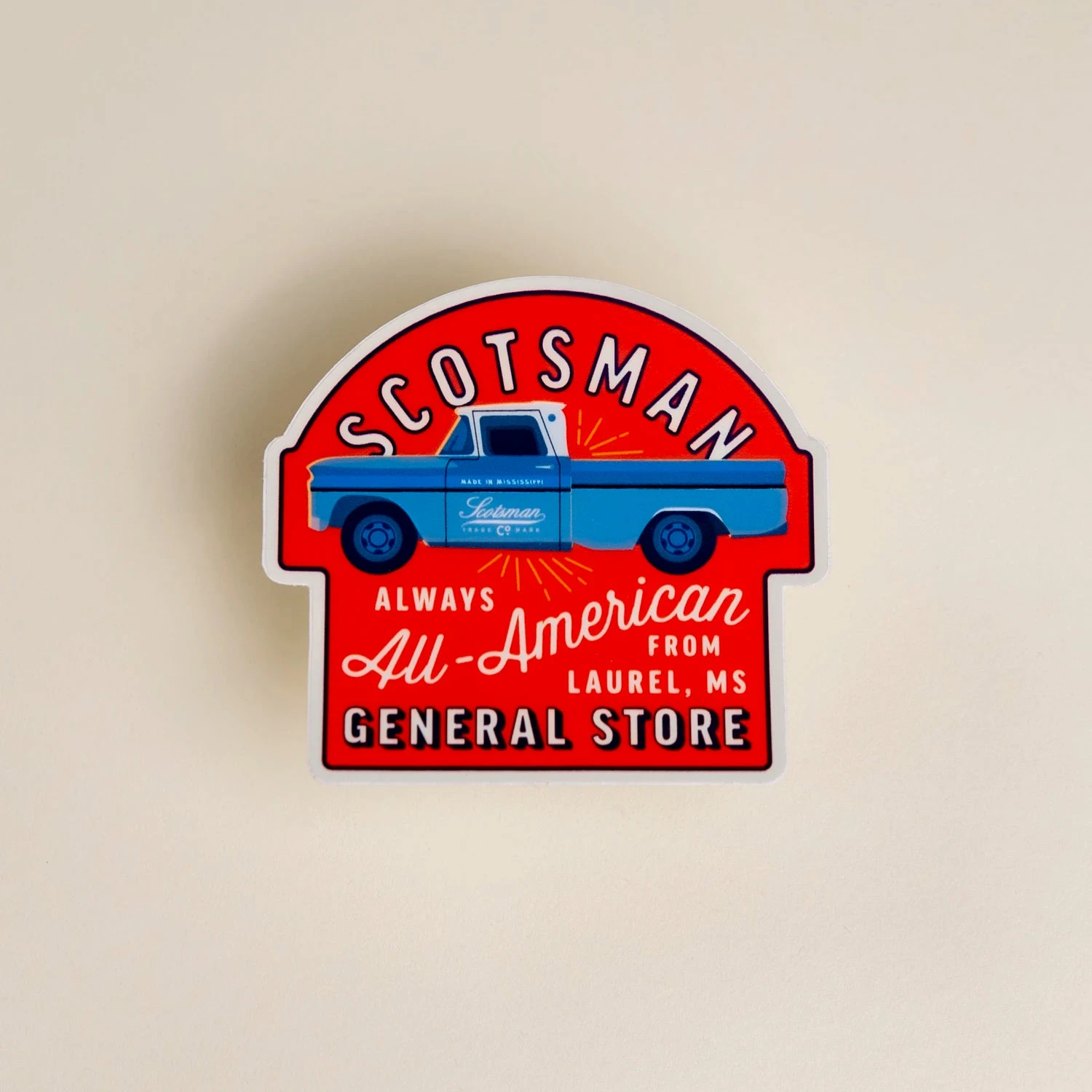 Scotsman All-American Clint Die Cut Decal 3 Scotsman All-American Clint Die Cut Decal