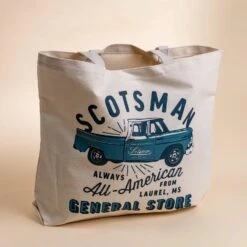 All-American Clint Heavy-Duty Cotton Canvas Utility Tote Bag -Laurel Mercantile Store All American Clint Tote 00005