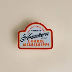 America's Hometown Die Cut Decal - Premium USA-Made Travel Sticker