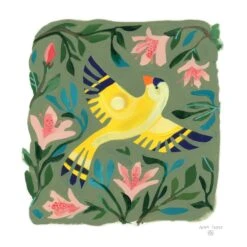 Adam Trest Songbird Symphony | Azalea Goldfinch Print
