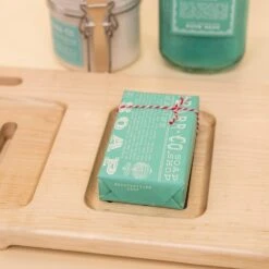 Maple Wood Bath Caddy - Luxury Bathtub Organizer with Tablet & Phone Holder -Laurel Mercantile Store Bath Cady Walnut White Oak Cherry Maple Wood Bathroom Home Lifestyle 00042