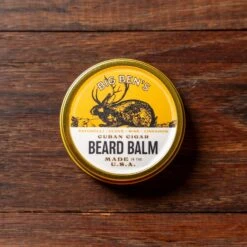 Big Ben's Beard Balm - Cuban Cigar Scent - 2 oz Brass Canister -Laurel Mercantile Store Big Bens Beard Balm Cuban Cigar 00001