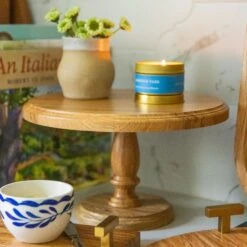 Brazilian Oak Cake Stand