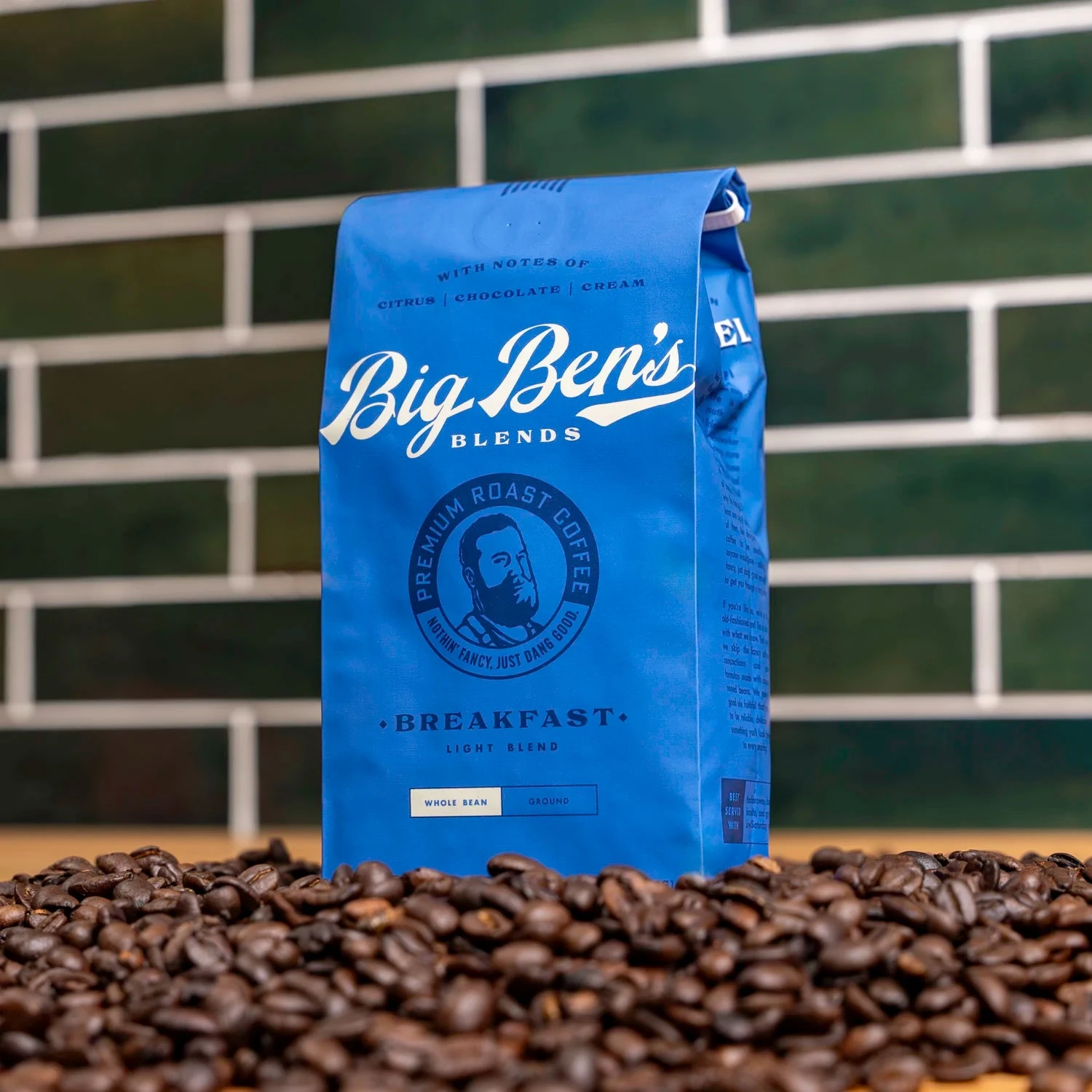 Big Ben's Breakfast Blend Whole Bean Coffee - 12 Oz Light Roast Bag 5 Big Ben's Breakfast Blend Whole Bean Coffee - 12 Oz Light Roast Bag - Image 3