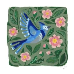 Adam Trest Songbird Symphony | Camelia Blue Jay Print