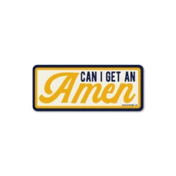 Inspirational 'Can I Get An Amen' Vinyl Sticker - Durable Waterproof Decal