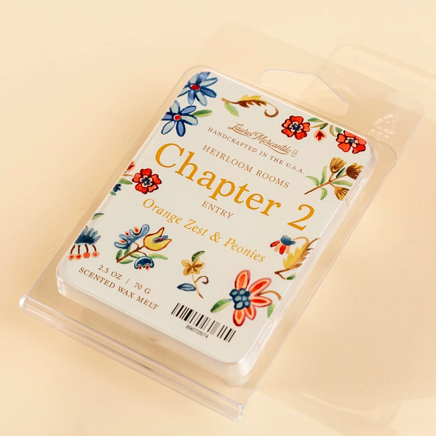 Heirloom Rooms Chapter 2 Entry Wax Melt - Orange Zest & Peonies 4 Heirloom Rooms Chapter 2 Entry Wax Melt - Orange Zest & Peonies - Image 2