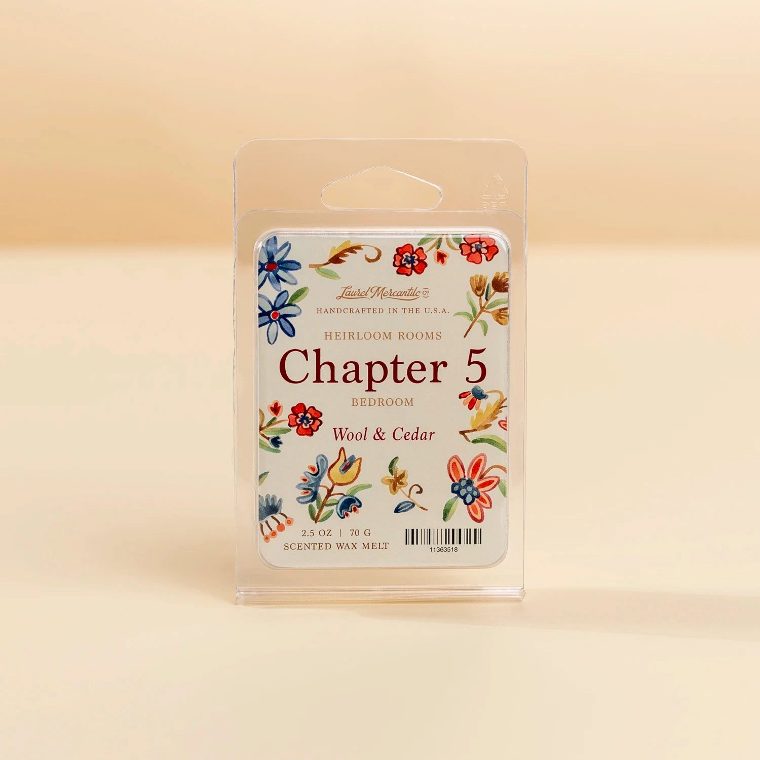Heirloom Rooms Chapter 5 Bedroom Wax Melt - Wool & Cedar 3 Heirloom Rooms Chapter 5 Bedroom Wax Melt - Wool & Cedar