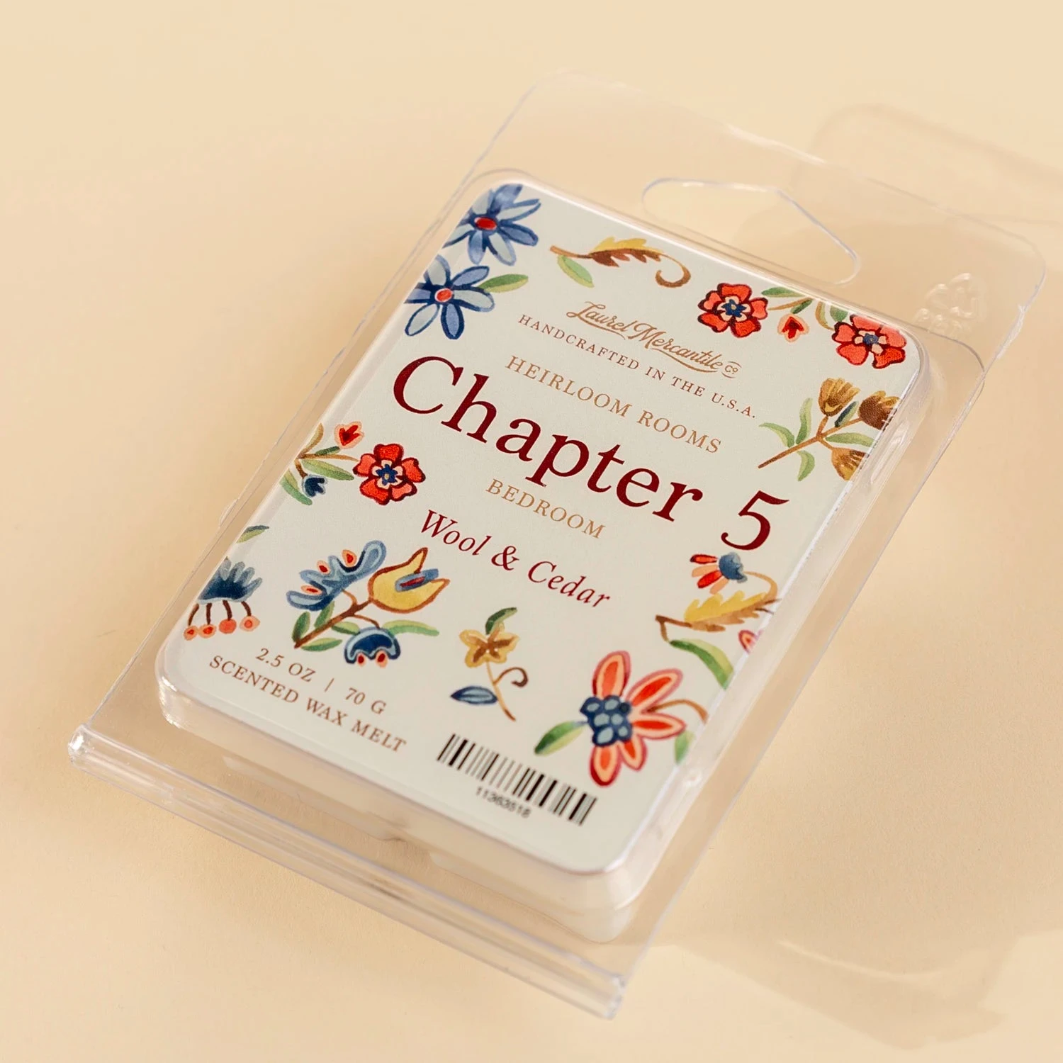 Heirloom Rooms Chapter 5 Bedroom Wax Melt - Wool & Cedar 4 Heirloom Rooms Chapter 5 Bedroom Wax Melt - Wool & Cedar - Image 2