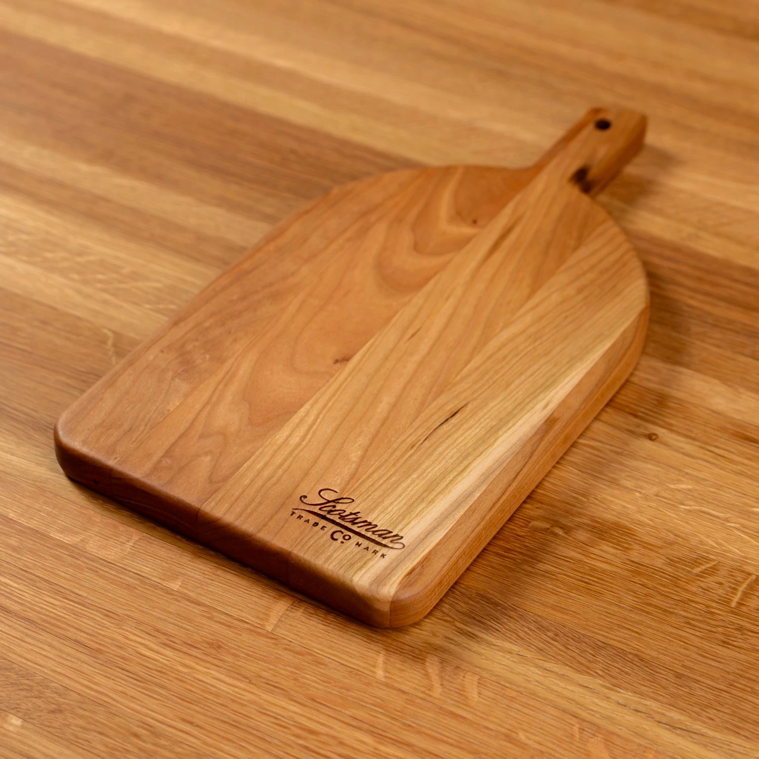 Scotsman Co. Cherry Arched Cheese Board - Handcrafted American Hardwood 11 Scotsman Co. Cherry Arched Cheese Board - Handcrafted American Hardwood - Image 9