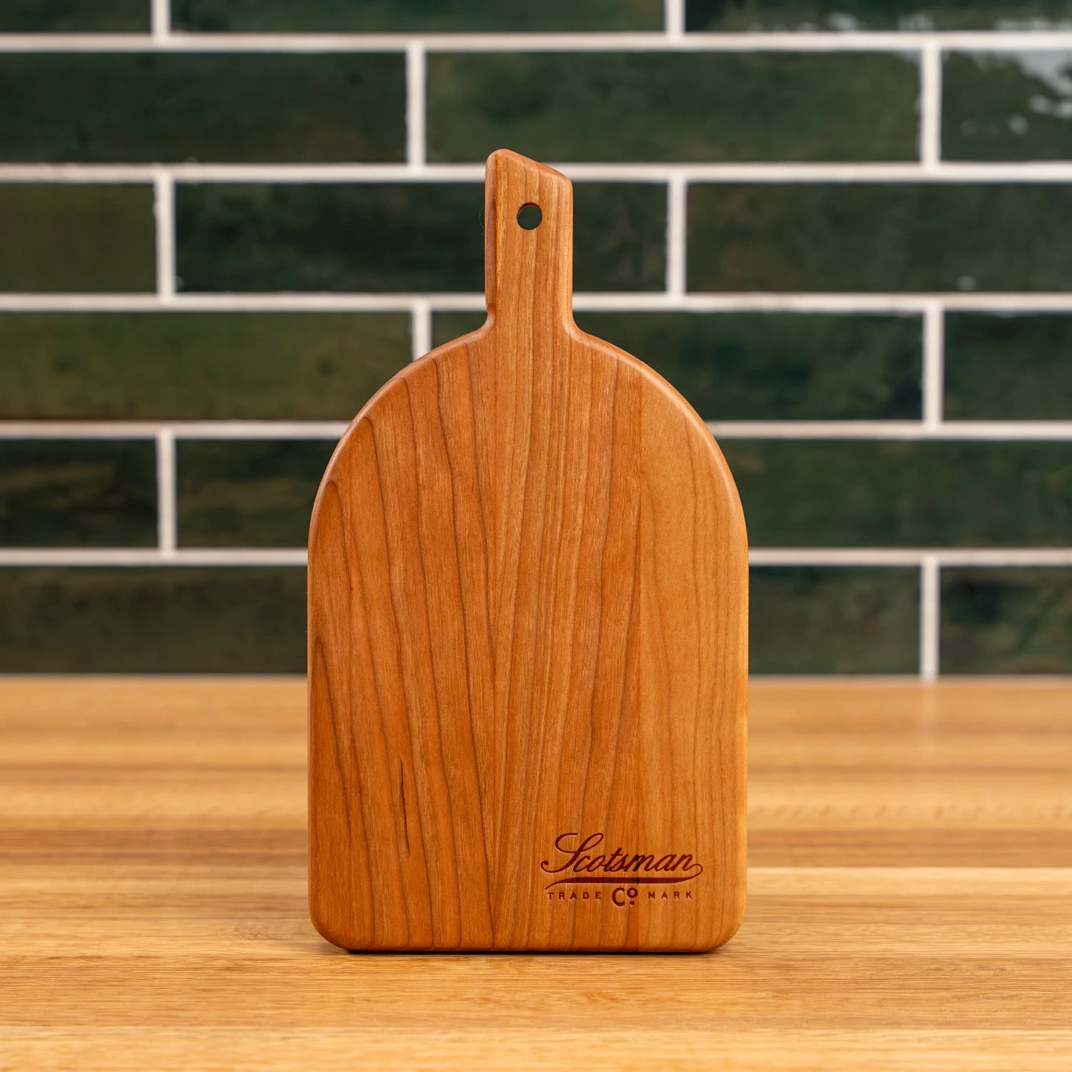 Scotsman Co. Cherry Arched Cheese Board - Handcrafted American Hardwood 7 Scotsman Co. Cherry Arched Cheese Board - Handcrafted American Hardwood - Image 5