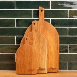 Scotsman Co. Cherry Arched Cheese Board - Handcrafted American Hardwood