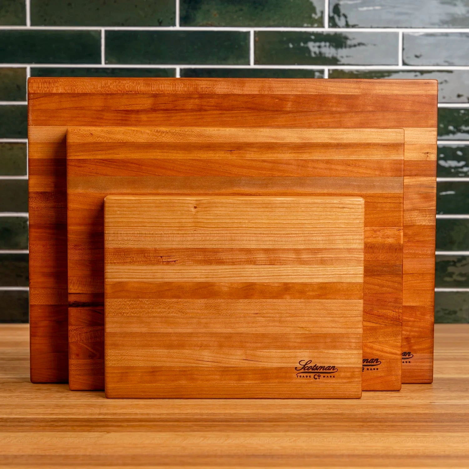 Scotsman Cherry Butcher Block - Handcrafted American Hardwood 3 Scotsman Cherry Butcher Block - Handcrafted American Hardwood