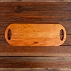 Scotsman Cherry Oval Cheese Board: Handcrafted American Hardwood Serving Tray 23 Scotsman Cherry Oval Cheese Board: Handcrafted American Hardwood Serving Tray -Laurel Mercantile Store Cherry Oval Cheese Board Large 0001