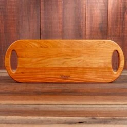 Scotsman Cherry Oval Cheese Board: Handcrafted American Hardwood Serving Tray 22 Scotsman Cherry Oval Cheese Board: Handcrafted American Hardwood Serving Tray -Laurel Mercantile Store Cherry Oval Cheese Board Large 0002