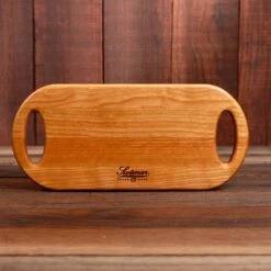 Scotsman Cherry Oval Cheese Board: Handcrafted American Hardwood Serving Tray 19 Scotsman Cherry Oval Cheese Board: Handcrafted American Hardwood Serving Tray -Laurel Mercantile Store Cherry Oval Cheese Board Medium 0003