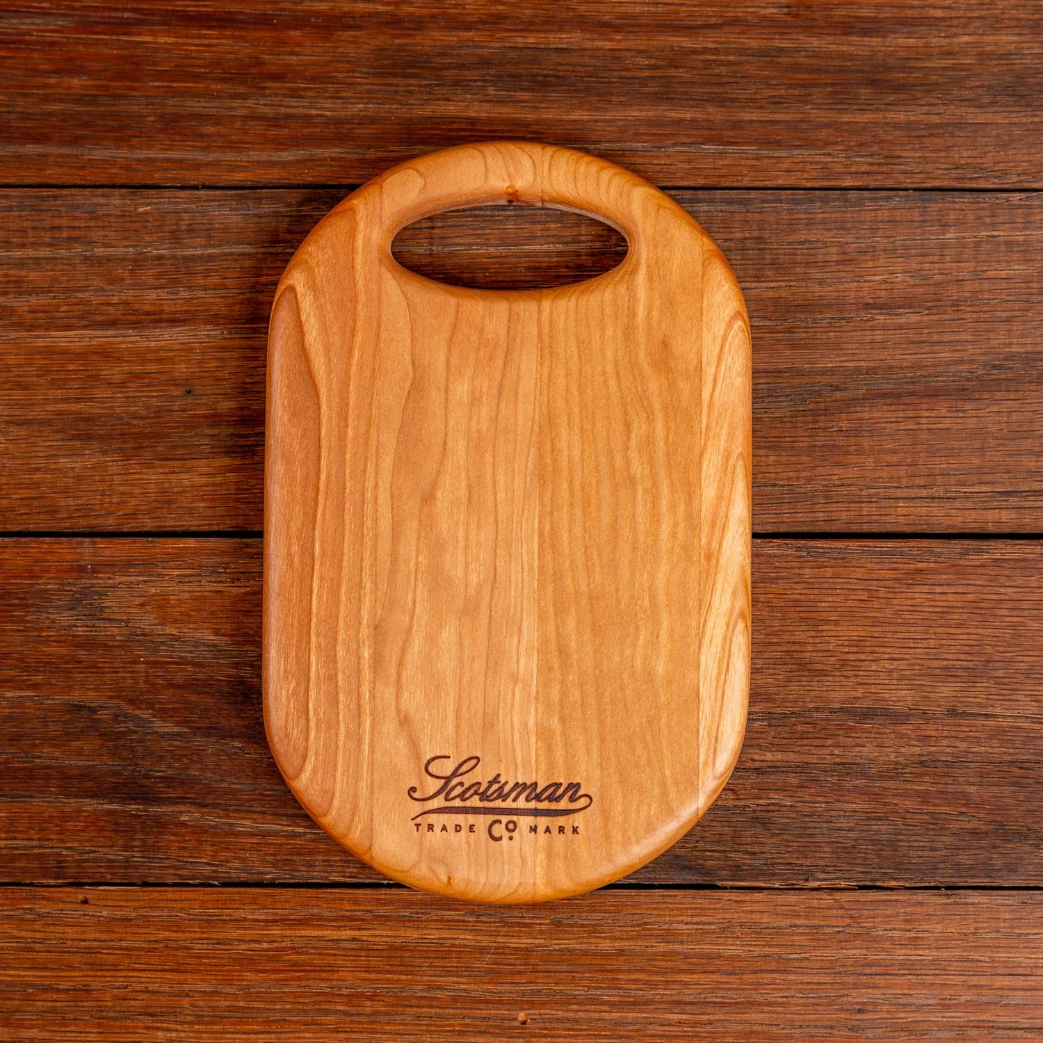 Scotsman Cherry Oval Cheese Board: Handcrafted American Hardwood Serving Tray 7 Scotsman Cherry Oval Cheese Board: Handcrafted American Hardwood Serving Tray - Image 5