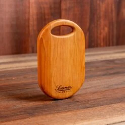 Scotsman Cherry Oval Cheese Board: Handcrafted American Hardwood Serving Tray 18 Scotsman Cherry Oval Cheese Board: Handcrafted American Hardwood Serving Tray -Laurel Mercantile Store Cherry Oval Cheese Board Small 0002