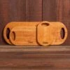 Scotsman Cherry Oval Cheese Board: Handcrafted American Hardwood Serving Tray 1 Scotsman Cherry Oval Cheese Board: Handcrafted American Hardwood Serving Tray -Laurel Mercantile Store Cherry Oval Cheese Boards 00005