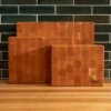 Scotsman Co. Cherry End Grain Rectangle Butcher Block -Laurel Mercantile Store Cherry Rectangle End Grain Butcher Block 00001