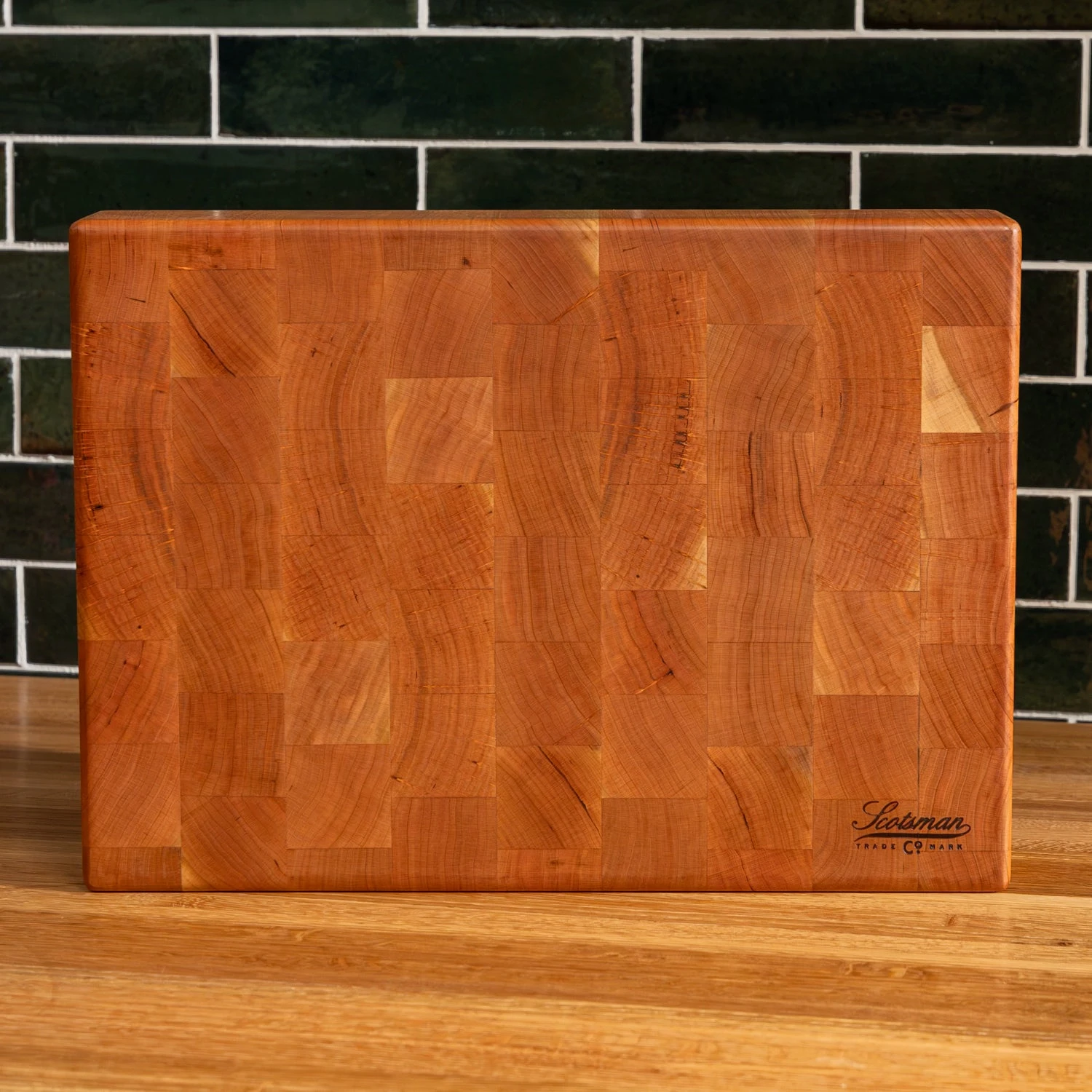Scotsman Co. Cherry End Grain Rectangle Butcher Block 10 Scotsman Co. Cherry End Grain Rectangle Butcher Block - Image 8