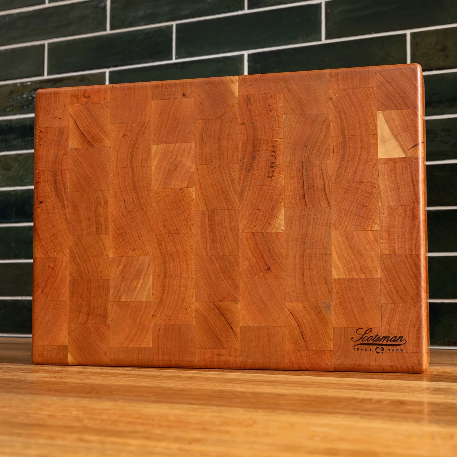 Scotsman Co. Cherry End Grain Rectangle Butcher Block 13 Scotsman Co. Cherry End Grain Rectangle Butcher Block - Image 11