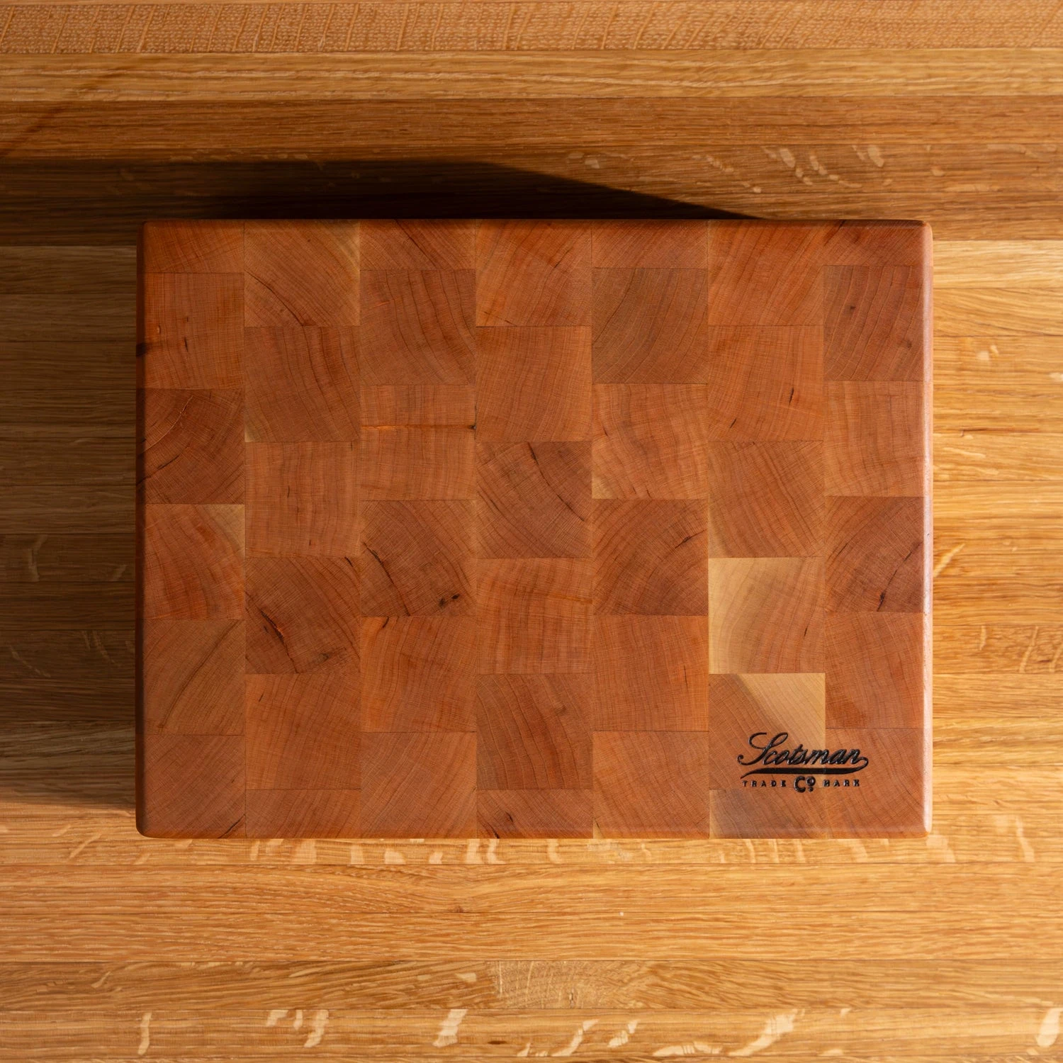 Scotsman Co. Cherry End Grain Rectangle Butcher Block 8 Scotsman Co. Cherry End Grain Rectangle Butcher Block - Image 6