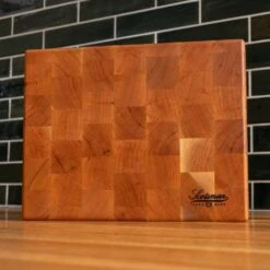 Scotsman Co. Cherry End Grain Rectangle Butcher Block 22 Scotsman Co. Cherry End Grain Rectangle Butcher Block -Laurel Mercantile Store Cherry Rectangle End Grain Butcher Block Small 00011