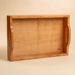 Scotsman Cherry Wood Serving Tray with Dovetail Joints