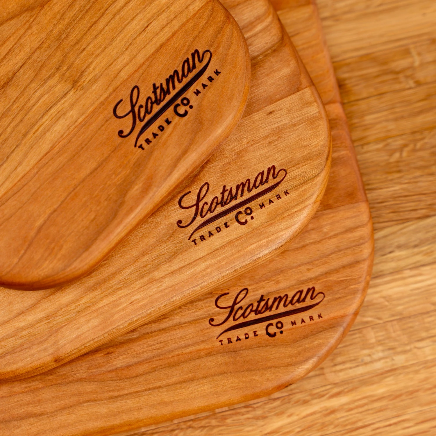 Scotsman Co. Cherry Square Cheese Board - Handcrafted American Hardwood 5 Scotsman Co. Cherry Square Cheese Board - Handcrafted American Hardwood - Image 3